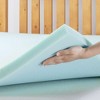 Mellow Ventilated Memory Foam Cooling Gel Infusion 1.5" Mattress Topper - 4 of 4