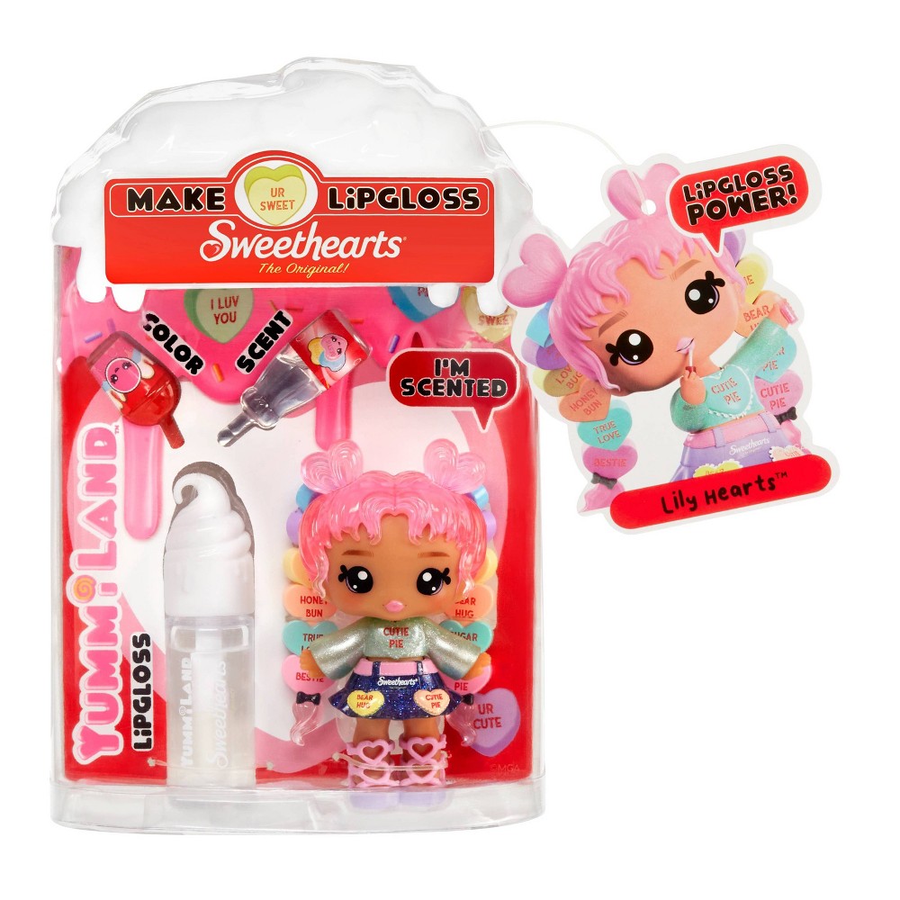 YummiLand 7'' Lily Hearts Lip Gloss Doll