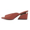 Torgeis Women's Carissa Wedge Slide - 8, DARK COGNAC - image 3 of 4