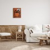 Stupell Industries Round Owl Autumn Botanical Border Canvas Wall Art - 2 of 4