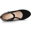 Allegra K Women's Platform Cross Strap Round Toe Stiletto Heels Pumps - 4 of 4
