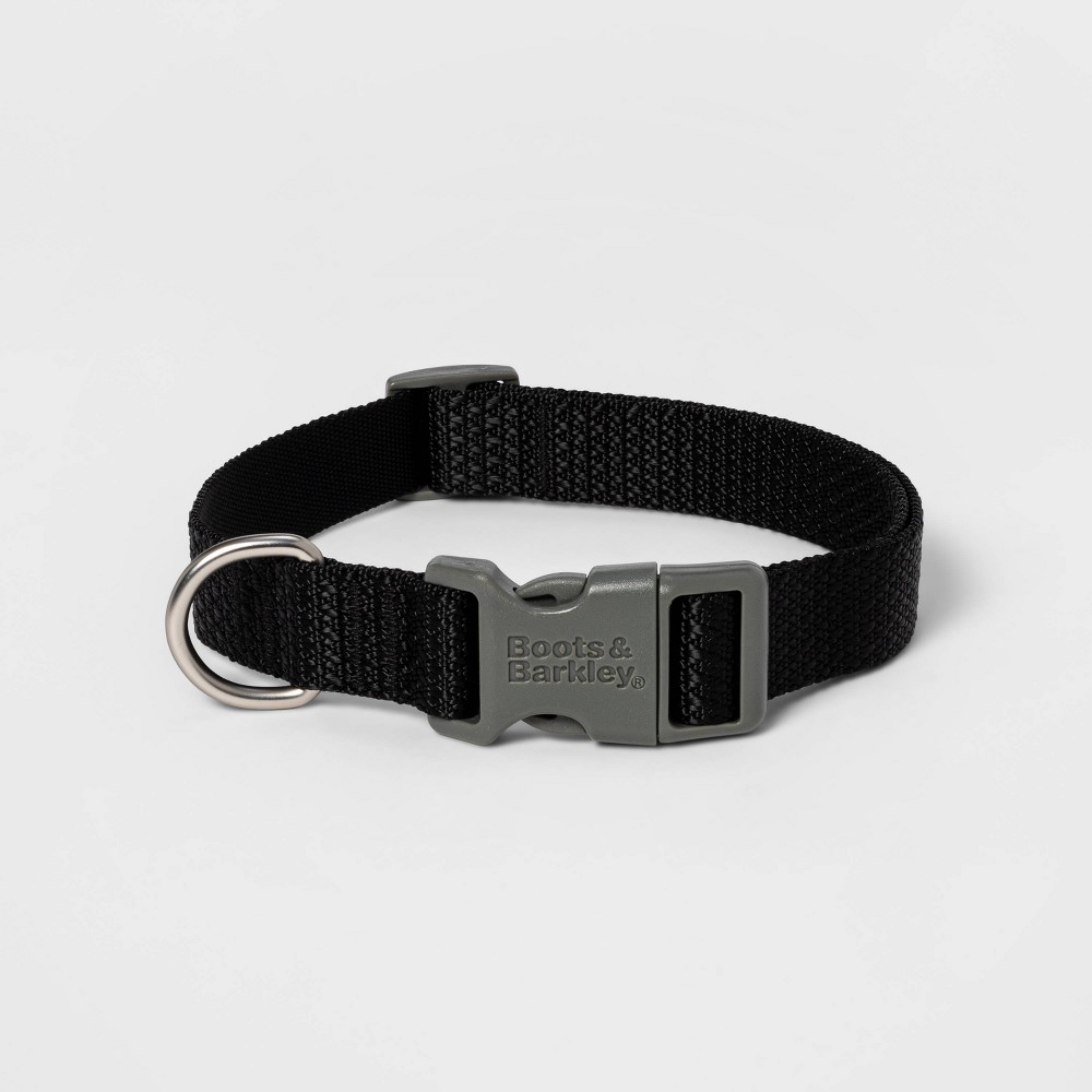 Photos - Collar / Harnesses Basic Dog Collar - L - Black - Boots & Barkley™