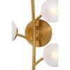 Franklin Iron Works Clement 24" High Burnished Brass 5-Light LED Wall Sconce - 2 of 4