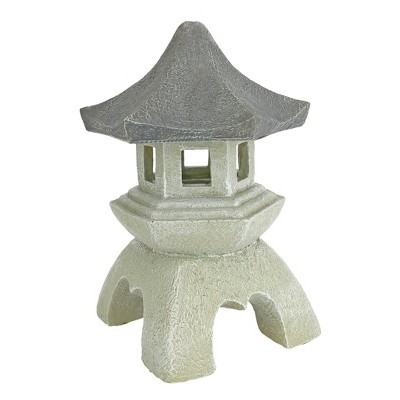 Design Toscano Pagoda Lantern Sculpture - Medium, Off-White