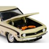 1969 Chevrolet Camaro SS 396 Butternut Yellow with Black Stripes "Barrett-Jackson" Series 1/64 Diecast Model Car by Greenlight - 2 of 4