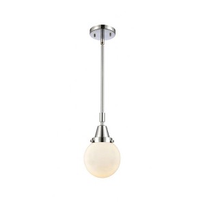 Beacon - 1 Light Stem Hung Mini Pendant In Industrial Style-10.63 Inches Tall and 6 Inches Wide - 1 of 1