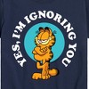 Boys' - Garfield - Ignoring You Short Sleeve Graphic T-Shirt - 2 of 4