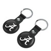 NCAA SEC Universities Insignia Black Airtag Holder 2-Pack - 2 of 4