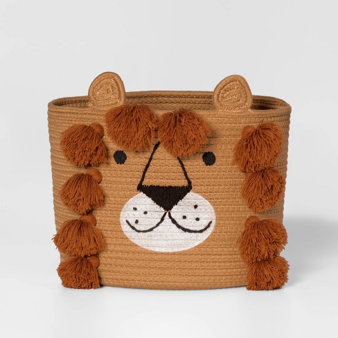 Lion Coiled Rope Basket - Pillowfort™ - image 1 of 4