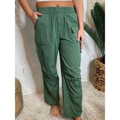 Women's Sage Mineral Washed Pants - eesome
