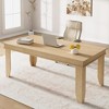 70 in Farmhouse Executive Desk, Large Home Dining Table, Work from Home Study Desk with Sturdy Wooden Frame, for Home Office - 2 of 4