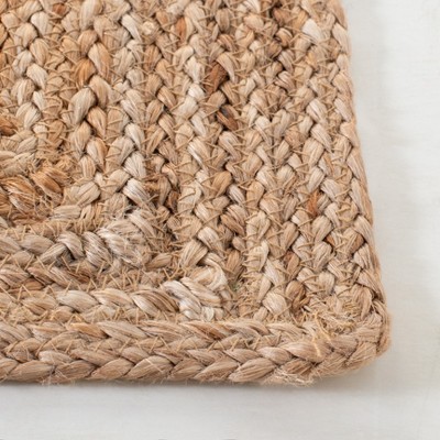 Natural Jute Handwoven Flat Woven Area Rug