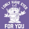 Juniors Womens Toy Story Alien I Only Have Eyes for You T-Shirt - 2 of 4