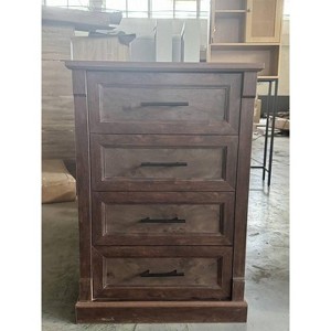 4 Drawer Dresser for Bedroom, Retro 4-Drawer Cabinet, Chest of Drawer - 1 of 1