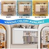 PAKASEPT Hair Color Organizer Rack, Wall Mounted Salon Storage Cabinet with Adjustable Shelves, Hair Dye Display for Salon, Barber Shop - 4 of 4