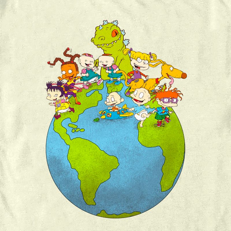 Men's Rugrats Earth Babies T-Shirt, 2 of 5