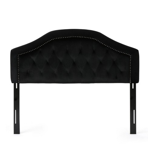 Queen deals headboard black