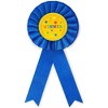 Blue Panda 12 Pack Blue Rosette Award Ribbons Set, Winner for Arts and Crafts (3 x 6 Inches) - 4 of 4