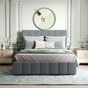 YOOCOZZ Full size Upholstered Platform bed with a Hydraulic Storage System - 3 of 4