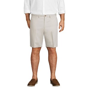 Lands' End Men's Comfort Waist 9" No Iron Chino Shorts - 1 of 4