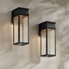 John Timberland Sintef 14 1/4" Sand Black LED Outdoor Lights Set of 2 - 2 of 4