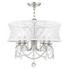 Livex Lighting Newcastle 5 - Light Chandelier in  Brushed Nickel - 3 of 4