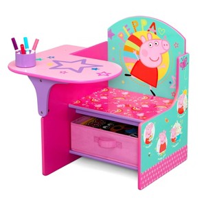 Delta Children Peppa Pig Chair Desk with Storage Bin - Greenguard Gold Certified - Pink - 1 of 4