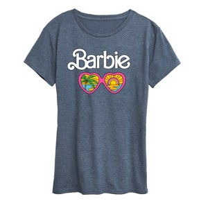 Women's - Barbie - Sunsets & Palm Trees in Sight Short Sleeve Graphic T-Shirt - 1 of 4