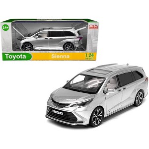 Toyota Sienna Minivan Silver Metallic 1/24 Diecast Model Car - 1 of 3