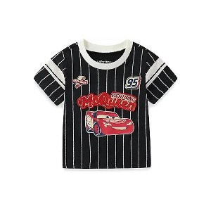 Disney Cars Lightning McQueen Boys Short Sleeve T-Shirt for Toddler and Big Kids Black - Size 2T - 1 of 4