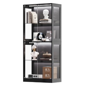 AMERLIFE RGB The Collector's Vault Figure Display Case With Dustproof Door For Collectibles - 1 of 4