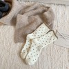 Anna-Kaci Women's 6pk Cozy Polka Dot Fuzzy Socks - Warm & Stylish Mid-Calf Socks for Winter Comfort - 3 of 3