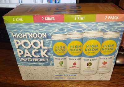 Lot of 4 - High Noon Sun Sips Vodka Seltzer Koozies - NEW!