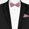Jacob Alexander Men's Solid Color Pre-Tied Adjustable Banded Bow Tie - 2 of 4