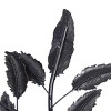Metal Leaf Wall Decor with Gold Accent Blue - Olivia & May - 3 of 4