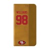 NFL San Francisco 49ers Players Game Tactic Folio Cell Phone Case for Samsung Galaxy - 2 of 4