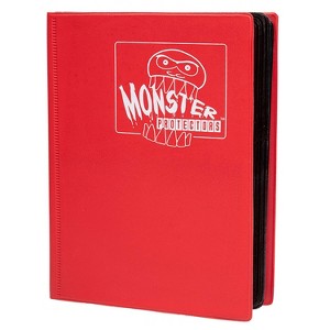Monster Binder - 4 Pocket Trading Card Album - Matte Red - Holds 160 Yugioh  Magic  and Pokemon Cards - 1 of 4