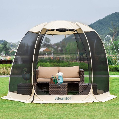 Alvantor 10'x10' Outdoor Pop Up Portable Gazebo Tent With Mesh