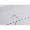 Elegant Lighting Irvin 1.3Inch Brushed Gold Square Knob Multipack (Set of 10) - 3 of 4