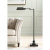 Regency Hill Jenson Traditional Pharmacy Swing Arm Floor Lamp 54" Tall Adjustable Dark Bronze Metal Shade for Living Room Reading Bedroom Office - 2 of 4