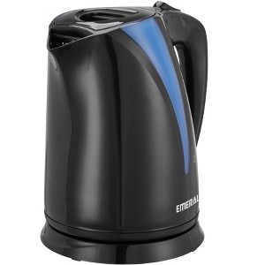 Emerald Plastic Electric Kettle, Countertop Tea Kettle Water Boiler Heater, 2L, Black - 1 of 4