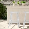 WestinTrends Outdoor Patio Adirondack Counter Height Stool Chair - 2 of 4