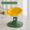 FairyLand™ Adjustable Elevated Cat Bowl – Ergonomic Tilted Raised Food & Water Dish, Flower Design, Anti-Vomit Feeding - 3 of 4
