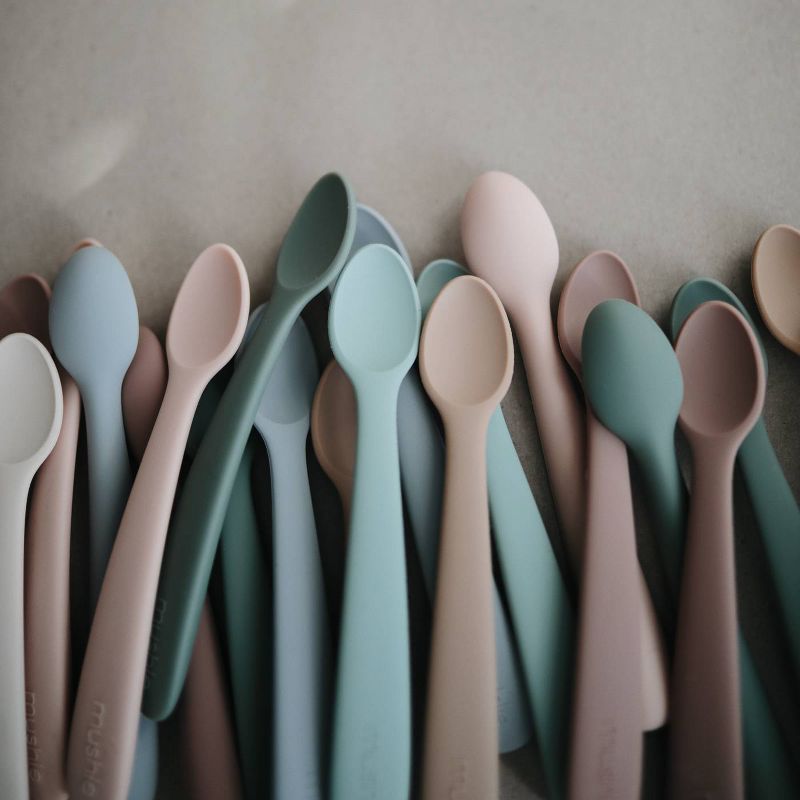 Mushie 2pk Silicone Spoons - Natural/Dried Thyme, 2 of 5