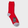 Girls' Cable Knit Lounge Crew Socks - art class™ - 2 of 3