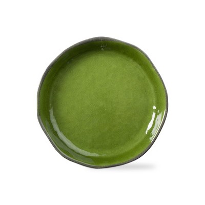 tagltd Veranda Large Shallow Melamine Bowl Green Dinnerware Serving Dish