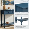 KWPZQEB Console Table, Entryway Table with 2 Drawers and Bottom Shelf, Sofa Side Display Table for Hallway, Bedroom, Living Room, Foyer - 3 of 4