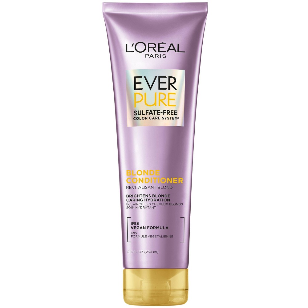 Photos - Hair Product LOreal L'Oreal Paris EverPure Sulfate Free Blonde Conditioner - 8.5 fl oz 