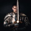 Underwraps Costumes Inscription Gold & Silver Sword 30 Inch Foam Adult Costume Accessory - 2 of 4