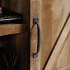 Dakota Pass TV Stand for TVs up to 70" Dark Brown - Sauder: Craftsman Oak Finish, Sliding Doors, Adjustable Storage - 4 of 4